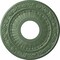 Ekena Millwork Nadia Ceiling Medallion (Fits Canopies up to 4 7/8"), 12 1/8"OD x 3 5/8"ID x 7/8"P, Athenian Green CM12NAAGF - alternate 1